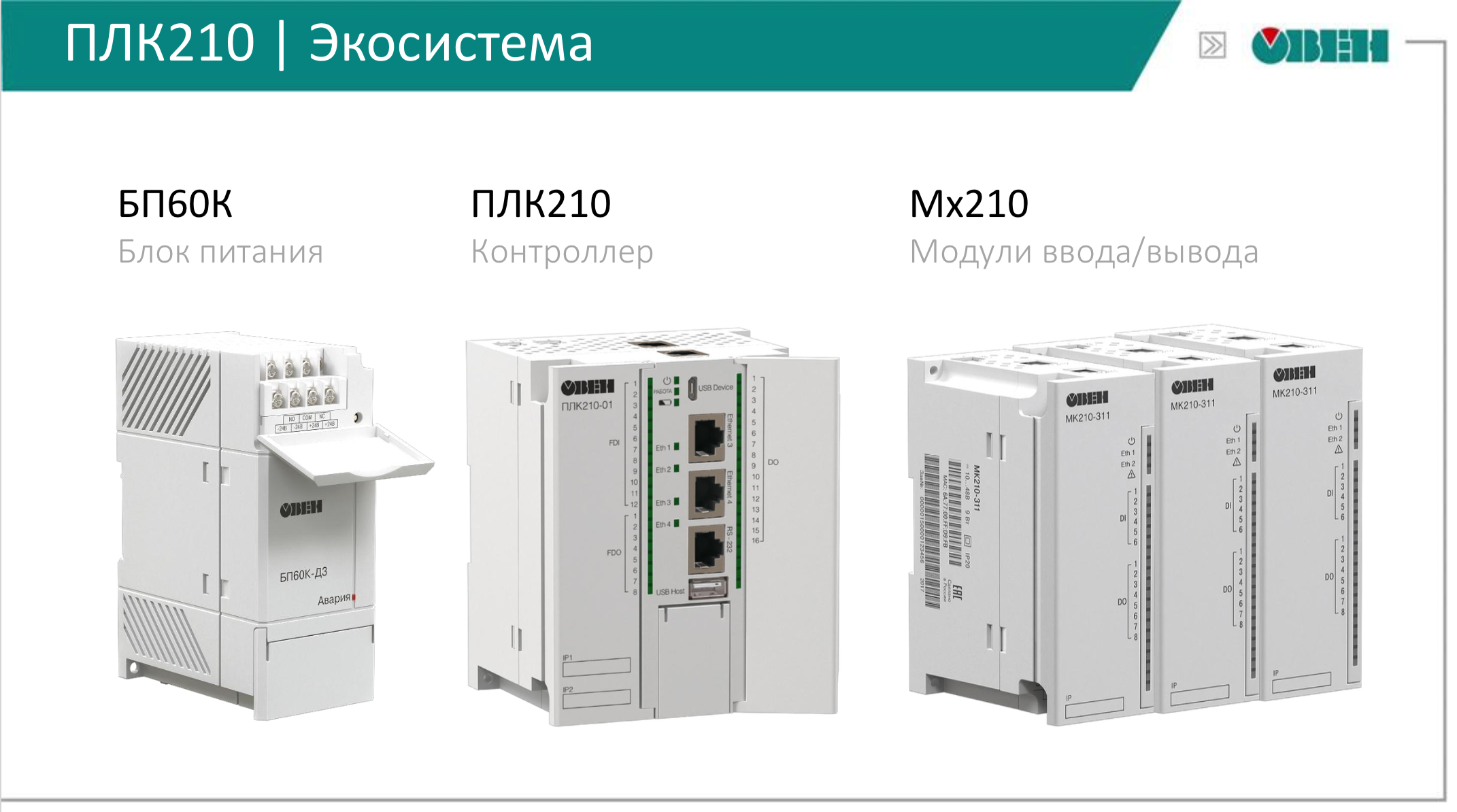 ПЛК210 единая экосистема