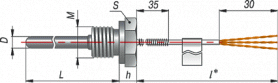 Нажмите для увеличения Модели 054, 064, 074, 194 с кабельным выводом (ХХ4)