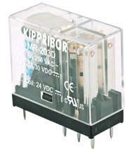 Промежуточные 2-х контактные реле KIPPRIBOR в компактном корпусе (Серия MR)
