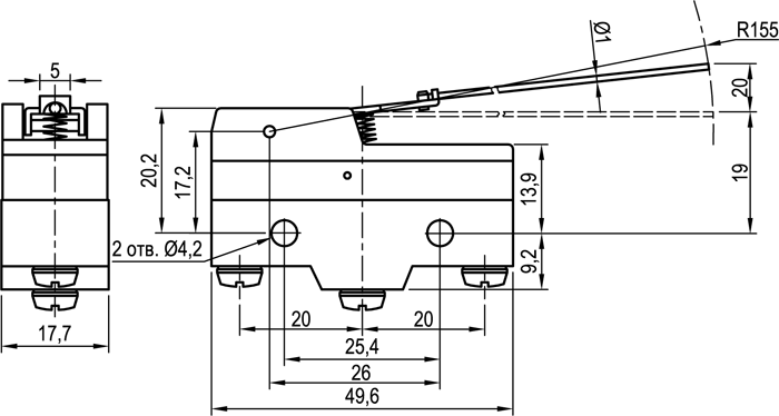 Концевой выключатель KLS-A515R