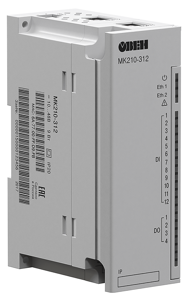 Модули дискретного ввода-вывода ОВЕН МК210-312