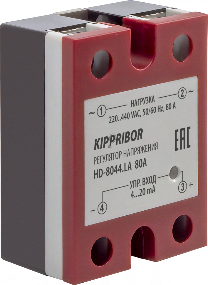 Серии KIPPRIBOR HD-xx44.LA [M02], HD-xx44.VA [M02], HD-xx22.10U [M02] ТТР (регуляторы напряжения) в стандартном корпусе для непрерывного регулирования напряжения питания нагрузки