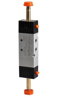 Пневмораспределители 5/3 с пружинным возвратом, двухстороннего управления, с ЗЦП, серия 4, серия 5