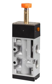 Пневмораспределители 5/2 с пружинным возвратом, одностороннего управления, серия 7