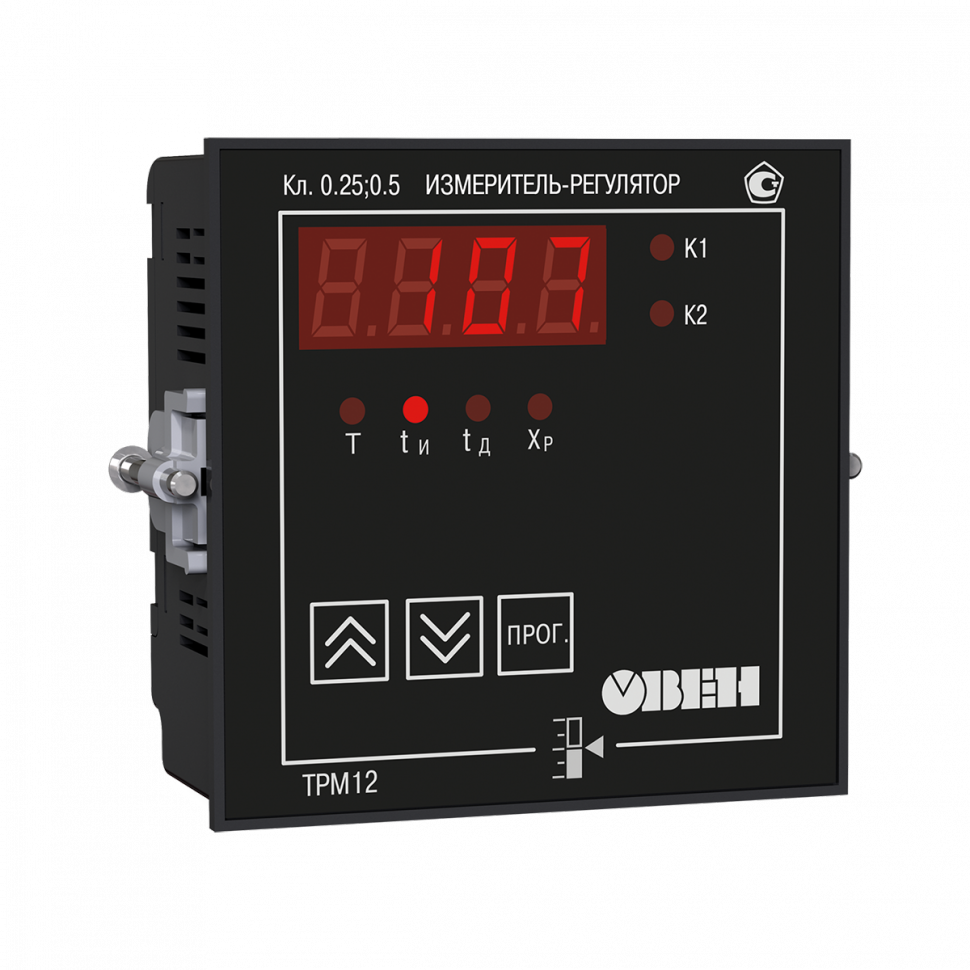 Измеритель-ПИД-регулятор для управления задвижками и 3-х ходовыми клапанами ОВЕН ТРМ12