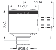Электрические разъемы DMP 333: Дополнительно-M16x1,5 корпус для полевых условий